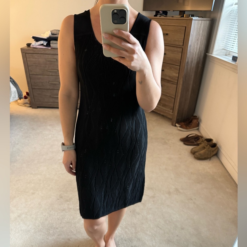 Club Monaco Black Sleeveless Dress Sz S